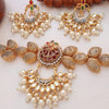 New  Design Pearl Necklace Set For Womens & Girls Dark Random Colors 8876 | 24hours.pk