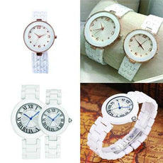 White Ceramic Watch Mens Womens 2016 Quartz Watches Wrist Bracelet Boys Girls Fashion Casual Watch Clock | 24hours.pk