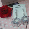 Bangles With Ribbon Style Diamond Earrings For Her Random Colors | 24hours.pk