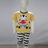 Zebra Character Printed Malai Jersey Stuff Baba Suit Multicolors