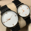 Ck Magnetic Pair Watch Dummy Down Second Black & White For Mens & Womens Best Gift For Valentines Day 8973 | 24hours.pk