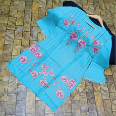 Flower Liner Design Kurti For Women's