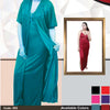Roses Maroon Silk Nighty Set For Womens FM0098 | 24hours.pk