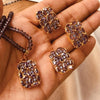 Egyption Pearls & Stones Locket Set For Women's