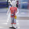 Block Duck illustrated Printed Malai Jersey Stuff Baba Suit Multicolors