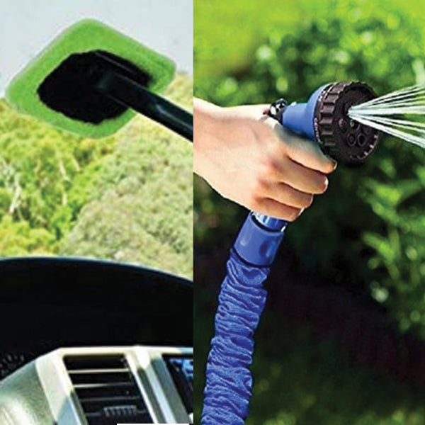 Windshield Wonder & 75 ft Magic Hosepipe | 24HOURS.PK