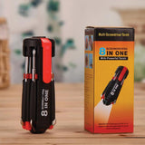 Multi Screw Driver Torch 8 in 1 Tool | 24hours.pk