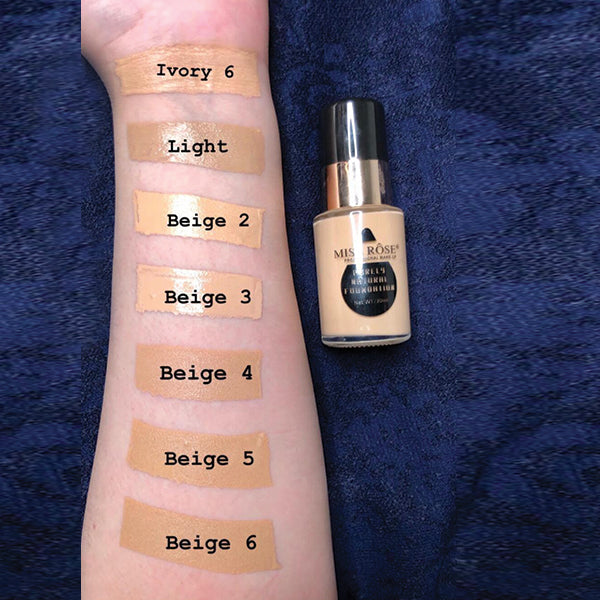 Miss Rose Professional Makeup Matte Liquid Foundation Natural - All Shades