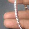 Fashionable Simple Bangle For Her Silver 73313 | 24hours.pk