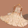 Stylish Frock For Girls Kids Peach Color | 24hours.pk