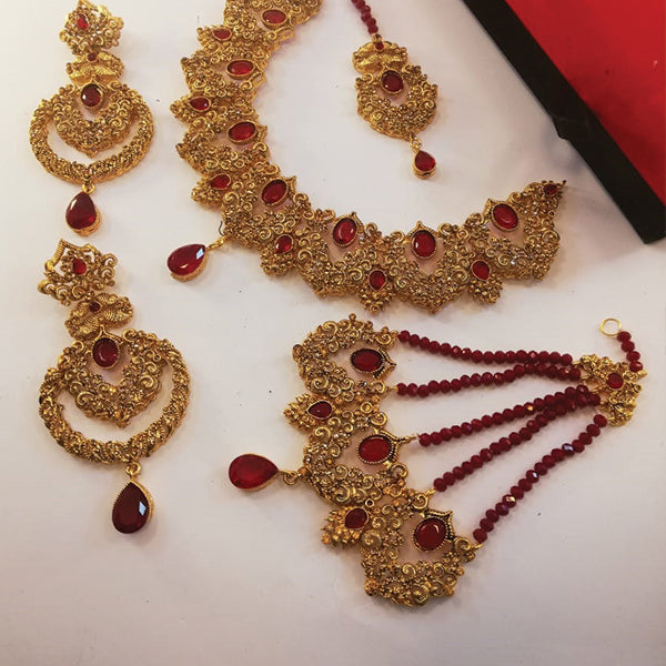 Fashionable Stylish Necklace Set For Womens Random Dark Colors & Designs | Mohsin Attari