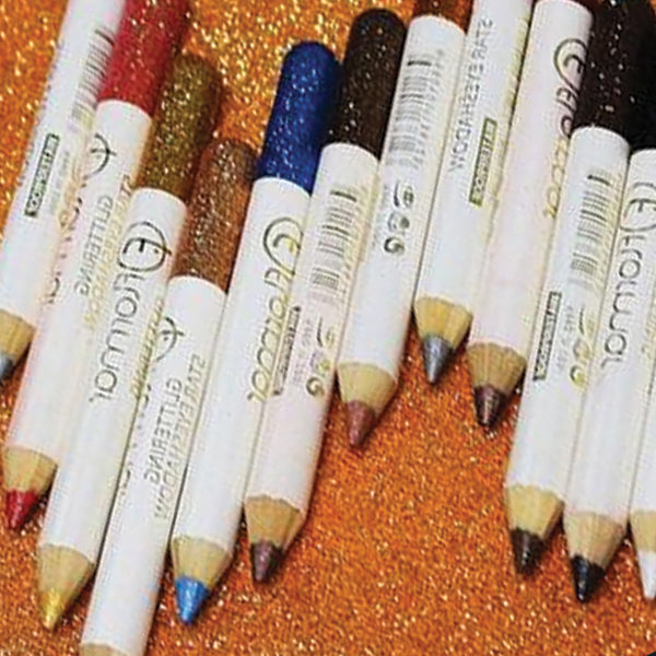 Pack of 12 Eye Glitter pencils | Ammad