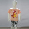 Dinosaur Cartoon Printed Malai Jersey Stuff Baba Suit Multicolors