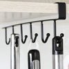 Cup Holder With 6 Hooks To Place Under The Cabinet, Coffee Cup Hooks Tie Hook Key Hooks, For Kitchen