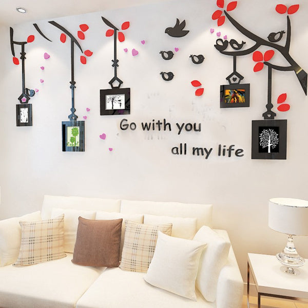 All My Life Diy 3D 2Mm Acrylic Wall Art 6 X 3 Feet | Oshi.pk