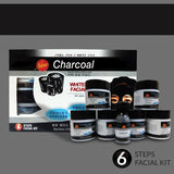 Charcoal Anti Blackhead Whitening Facial Kit 6 Step Facial Kit With Bleach Powder | 24hours.pk