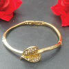 Leaf Shaped Bangle Golden For Her 73313 | 24hours.pk