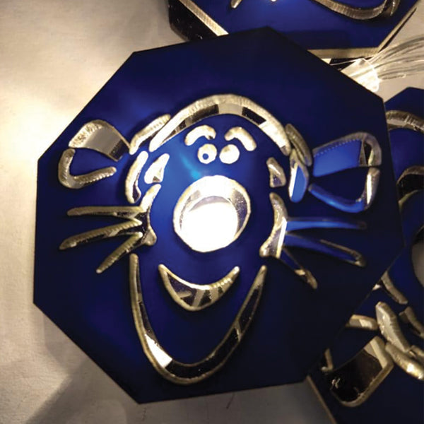 Tiger Face Fairy Light For Baby Boy Acrylic Material 3441 | 24hours.pk