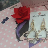 Zarcoon Rounded Creative Diamond Earrings For Her Random Colors | 24hours.pk