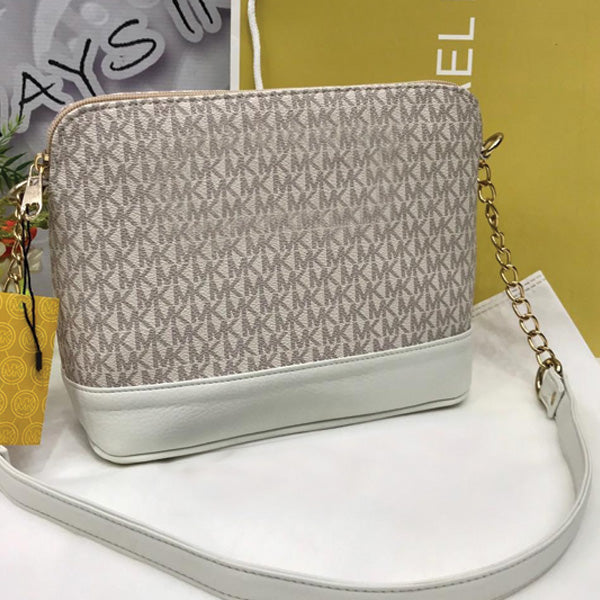 HIGH QUALITY WITH BRANDED DUST BAG SIDE CROSS BODY white & offwhite