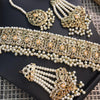 Set Hadrabade Malty Simple Design Necklace For Women In Offwhite Color Stones 51133