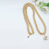 Latest Heart Shaped Stone With Chain Gold Locket For Her 25764 | 24hours.pk