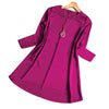 2 in 1 Kurti and Bootcut Trouser Set for Women & Girls Pink & Black Brown Trouser LP-002