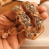 Semi Precious Multicolors Stone Studded Bangles Set 91813