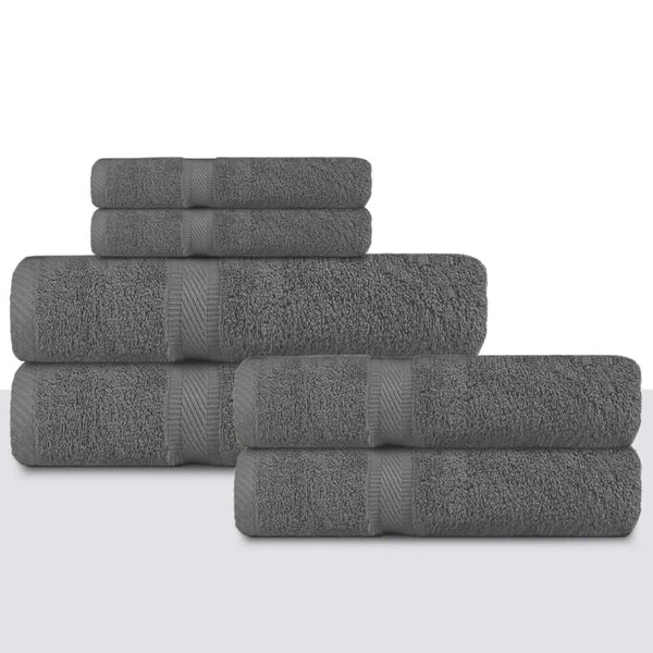 Pack of 6 Multi-color Bath Towels set 85990 | 24hours.pk