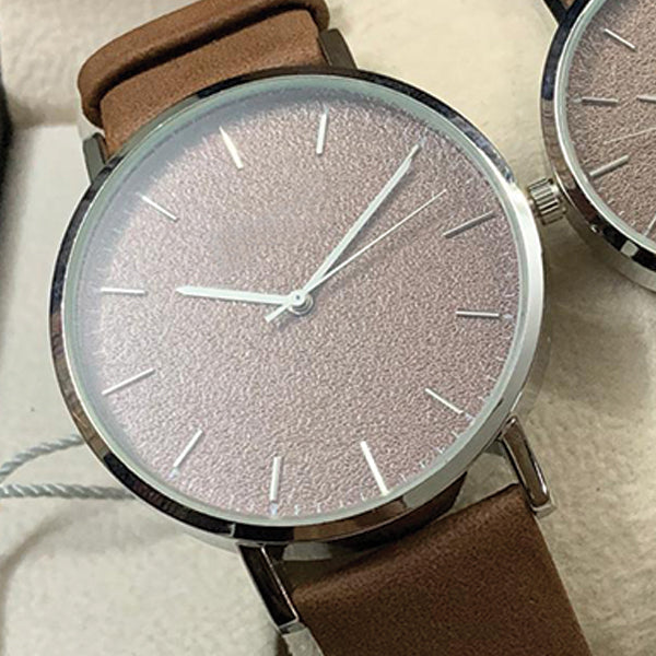 New Creative Couple Watches High Qualty Best For Valentines Day Watch Pair Brown | 24hours.pk