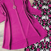 Western Plain Shirt Printed Trouser Boski Pink Black & White