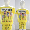 Wanted We Are Awesome Character Printed Malai Jersey Stuff Baba Yellow