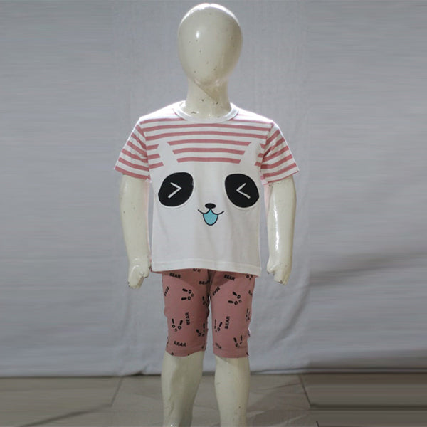 Mascot Face Printed Malai Jersey Stuff Baba Suit Multicolors
