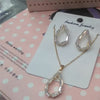 High Quality Fashionable Locket with Earings Set For Womens Golden | 24hours.pk