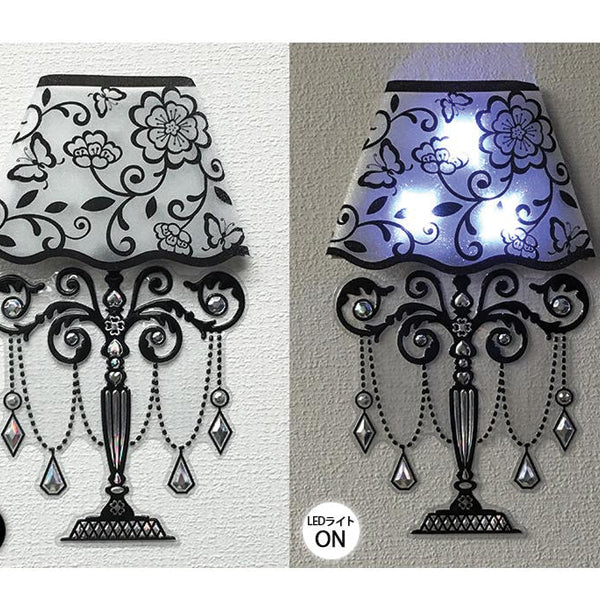 LED Lights Wall sticker Wall Lamp Sticker For Home Decoration Random Design & Color | 24hours.pk