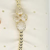 Creative Rounded Shaped Dial Watch With Bracelet For Women's Golden 542399 | Abdul Basit Janjee