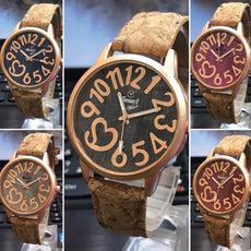 Vintage Egyptan Design Leather Strap Watch For Men's Random Colors