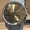 Latest Simple Design Watch Grey Strap With Golden & Silver Dial For Men's 89061 | Abdul Basit Janjee