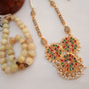 White Pearl Necklace With Random Color Stones & Designs 8513 | 24hours.pk