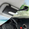 Pack of 2 Car Window Cleaning Windshield  And Car Tissue Sun visor Holder  Leather  Black | 24HOURS.PK