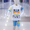 FLST Printed Malai Jersey Stuff Baba Suit Multicolors