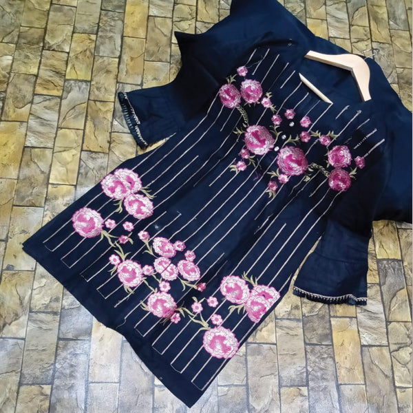 Flower Liner Design Kurti For Women's