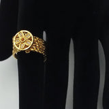 High Quality Fashionable Creative Ring For Womens Golden | 24hours.pk