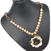Latest Rose Flower with White Locket For Her Golden 25764 | 24hours.pk