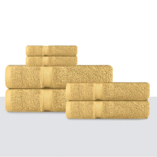 Pack of 6 Multi-color Bath Towels set 85990 | 24hours.pk