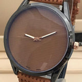 Latest Stylish High Quality Brown Dial & Strap Watch For Men's 598211