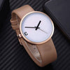 Eclipse Shaped Simple Analog Wrist Watch For Unisex Coffee Color & White 853096 | Abdul Basit Janjee