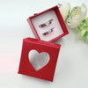 Pack of 2 Creative Diamond Ring Design With Box For Her Gift or Engagement Silver 0864 | 24hours.pk