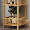 Multi-functional Bamboo 4 Tier Indoor Plant Display Racks Garden Flower Pot Shelf 3 Layer rack | Ammad