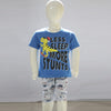 Less Slip More Stunts Printed Malai Jersey Stuff Baba Suit Multicolors